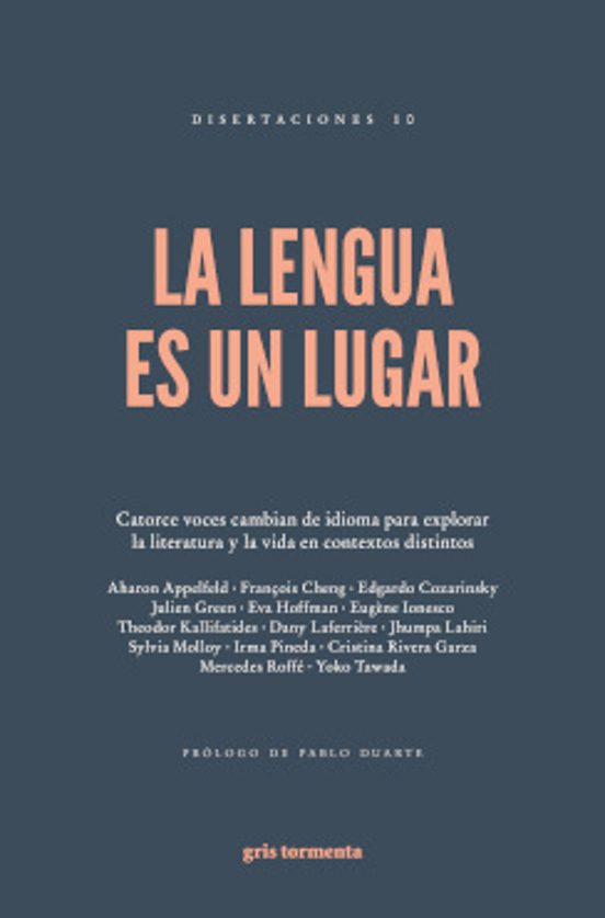 Portada de La lengua es un lugar